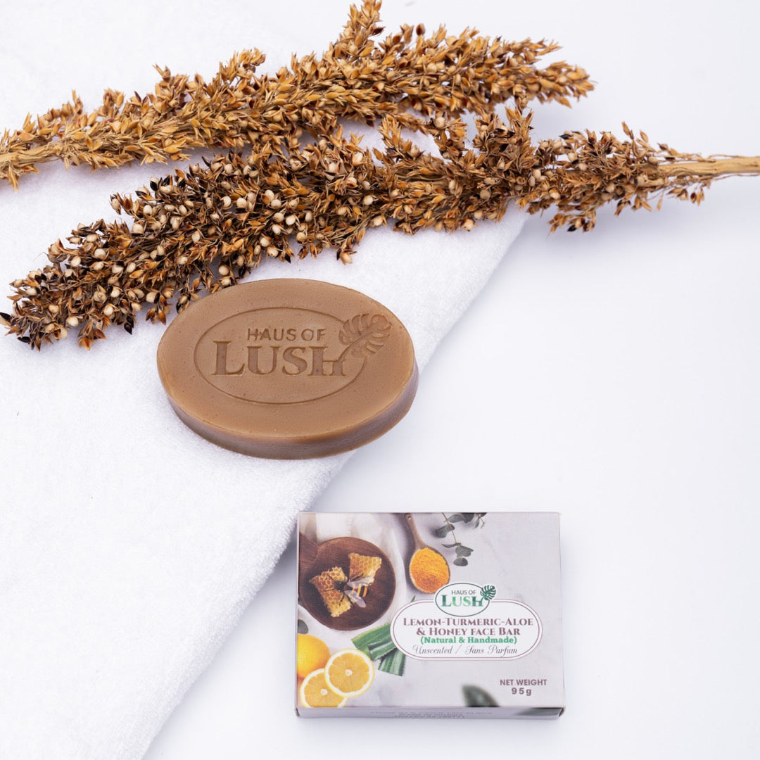 Lemon-Turmeric Aloe&Honey Face Bar